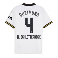 Camisa de Futebol Borussia Dortmund Nico Schlotterbeck #4 Equipamento Alternativo 2024-25 Manga Curta